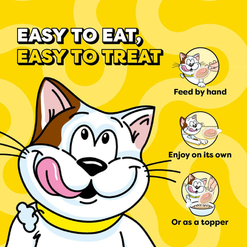Temptations Lickable Spoons Wet Cat Treats, Variety Pack, 24 Count