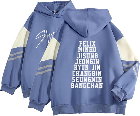 JUNG KOOK SKZ Hoodie Felix Hyunjin Bangchan New Album Star Concert Sweater Support Sweatshirt Shirt Skz Merch for Women
