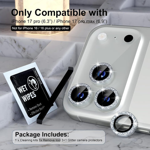 Choiche for iPhone 17 Pro/iPhone 17 Pro Max Camera Lens Protector