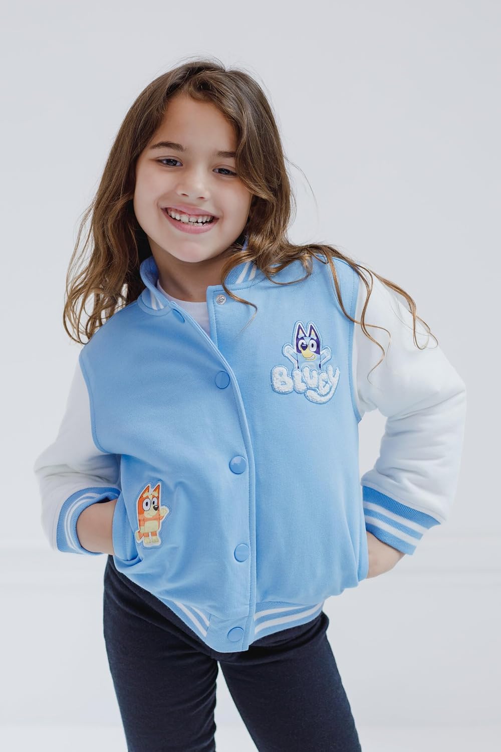 Bluey Varsity Bomber Jacket Toddler to Big Kid