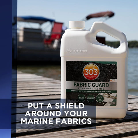 303 Marine Fabric Guard for Boat Covers & Canvas, 1 Gallon