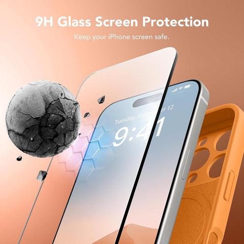 Magnetic for iPhone 16 Pro Case Silicone Cantaloupe