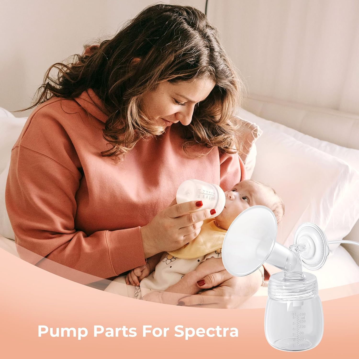 Hranio Breast Pump Parts Compatible with 17mm Spectra Flange 17mm Spectra Replacement Pump Parts s1 s2 (Flange 17mm 2 Pcs)