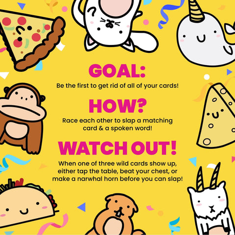 Taco Cat Goat Cheese Pizza Card Game by Taco Cat Games, Age 7+, 2-8 Players
