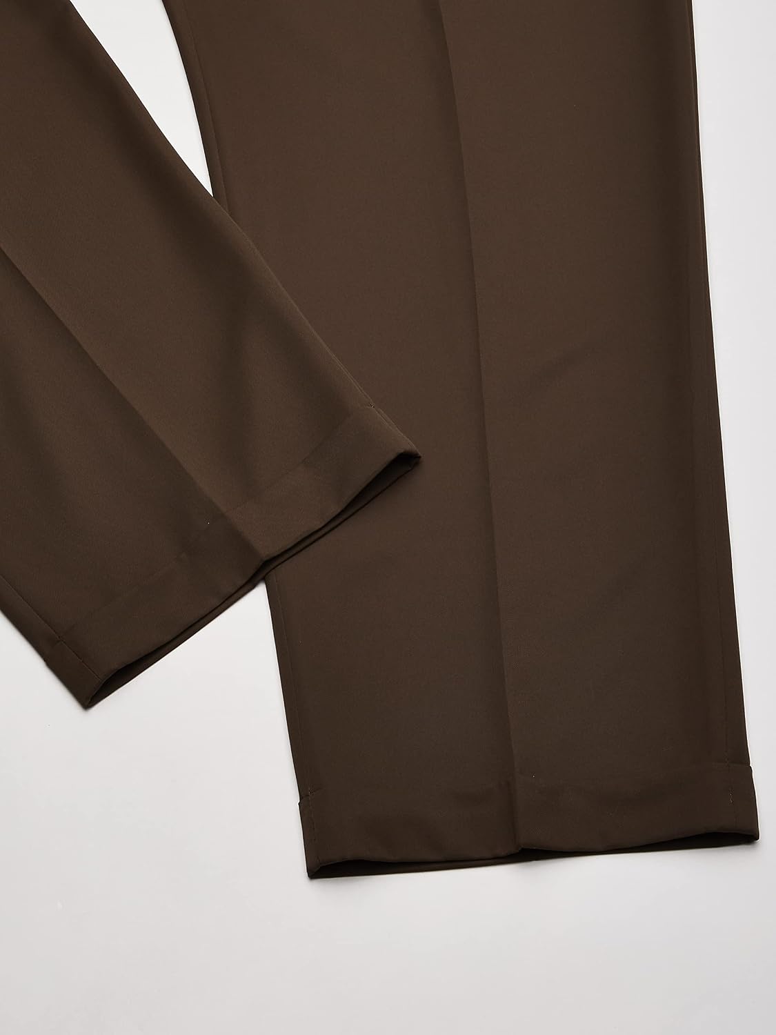 Haggar Men’s Hidden Expandable Waistband Classic Fit Pleated Front Gabardine Dress Pant
