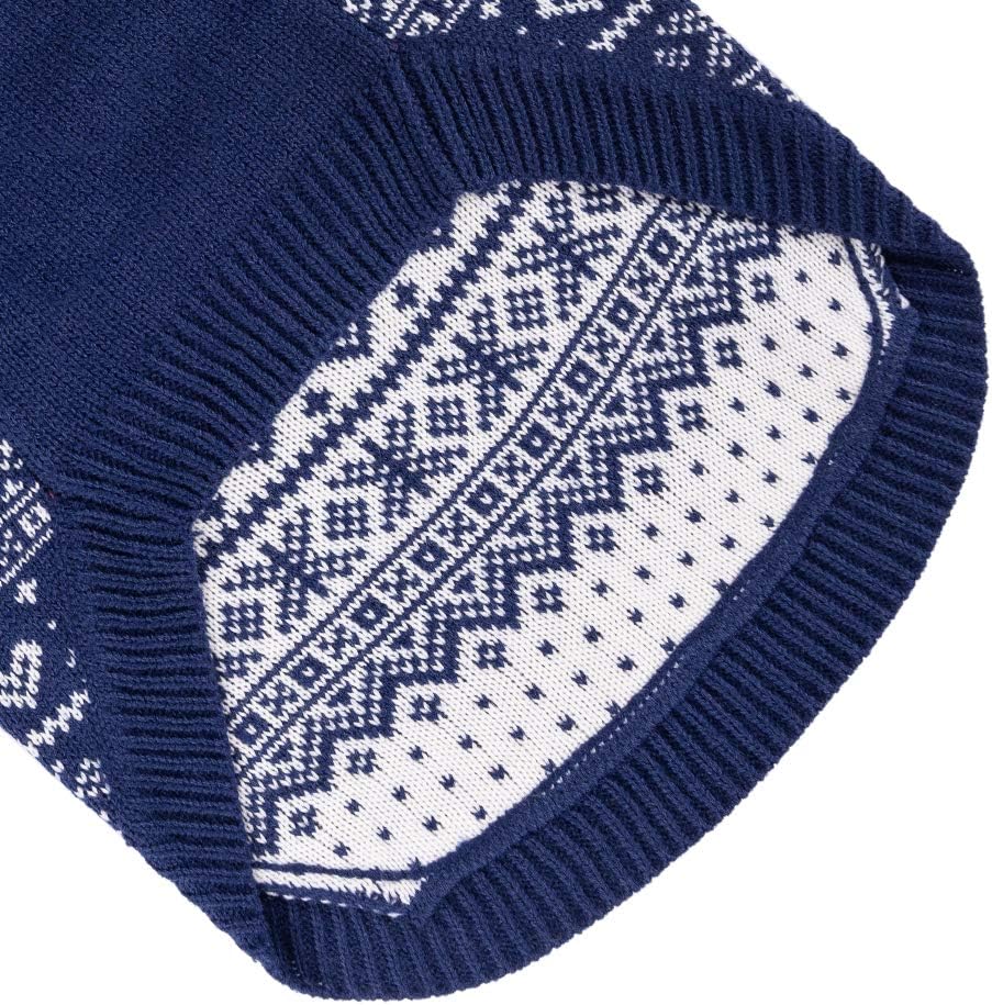 HOMIMP Dog Sweater Argyle - Warm Sweater Winter Clothes Puppy Soft Coat, Ugly Dog Sweater for Small Medium and Large Dogs, Pet Clothing Boy Girl