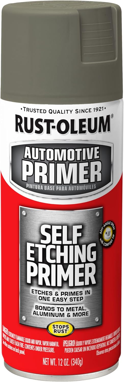 Rust-Oleum Automotive Self Etching Primer Spray, Dark Green