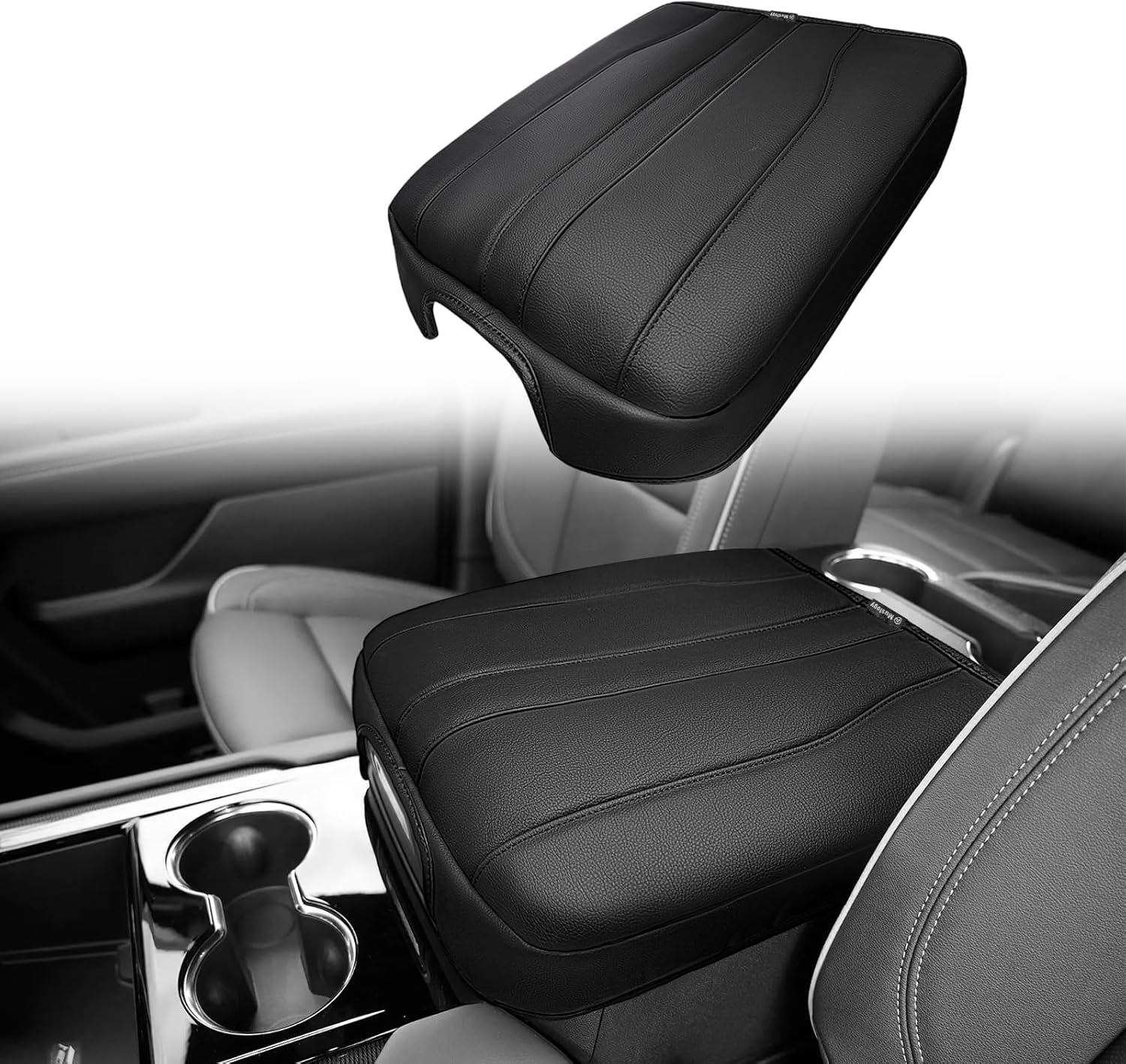 Muslogy Armrest Cover for Silverado Sierra 2019-2026, Regular Thick, Bucket