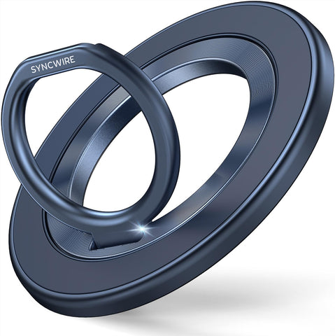 SYNCWIRE for MagSafe Phone Grip, Magnetic Phone Ring Holder - Titanium Blue