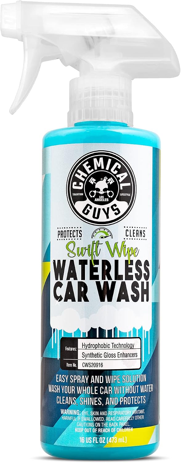 Chemical Guys, Swift Wipe Waterless Car Wash Spray, High Lubrication, 16 oz