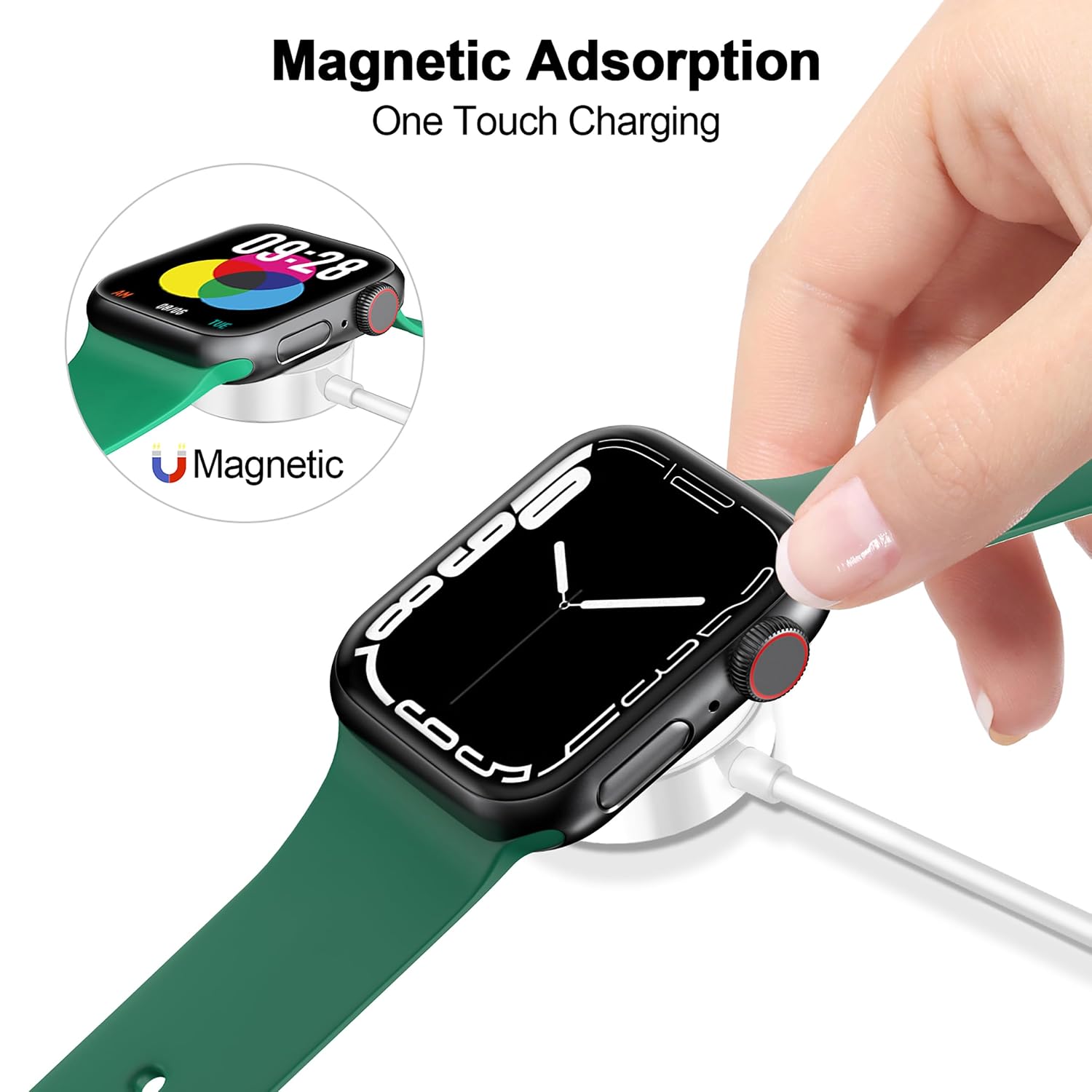 2026 Upgraded for Apple Watch Charger Magnetic USB C Charging Cable