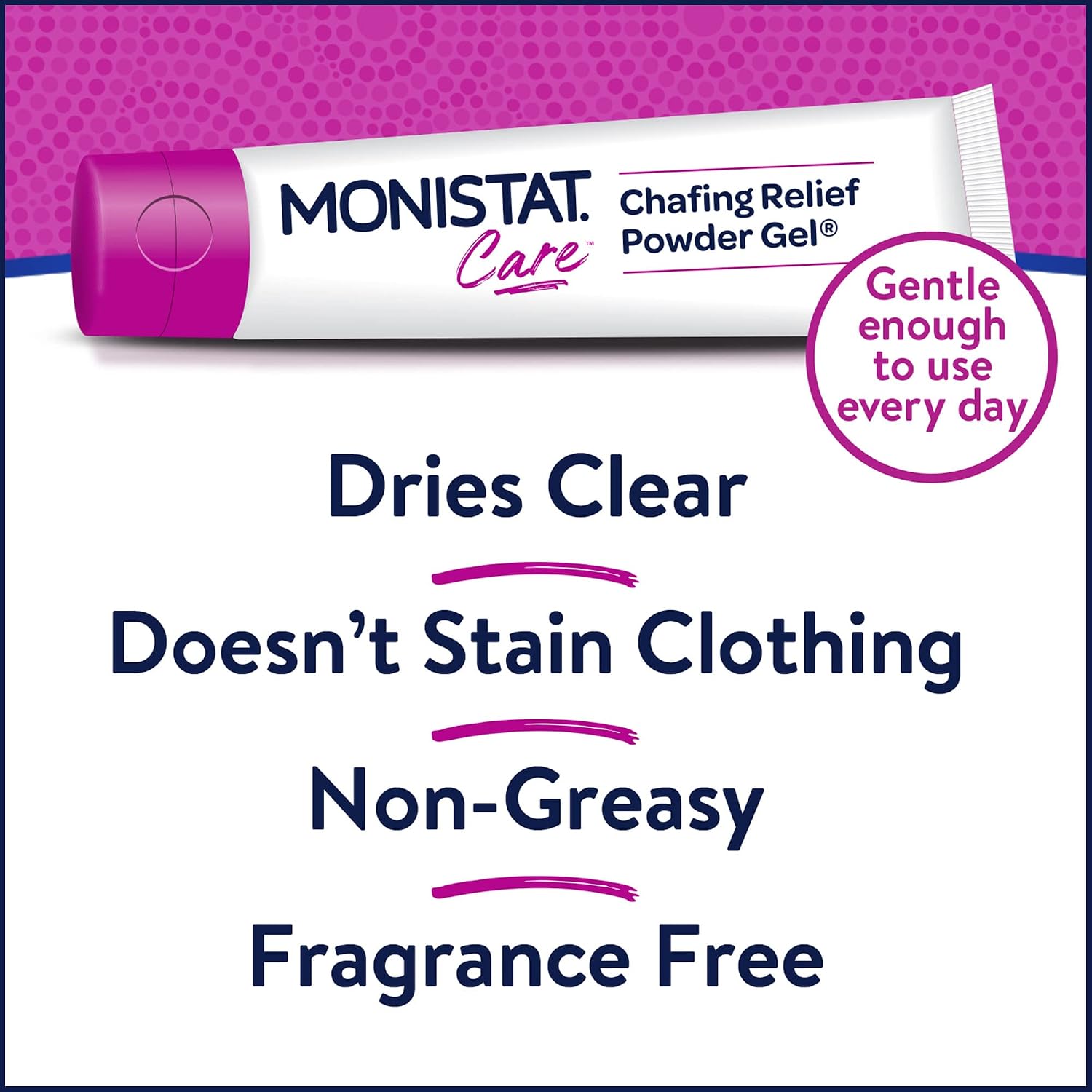 Monistat Chafing Relief Powder Gel, Long-Lasting Protection, 1.5 Oz