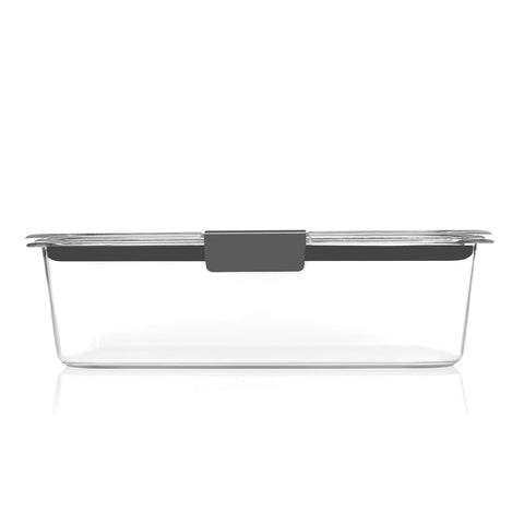 Rubbermaid Brilliance Leak-Proof Food Storage Containers with Airtight Lids, Clear