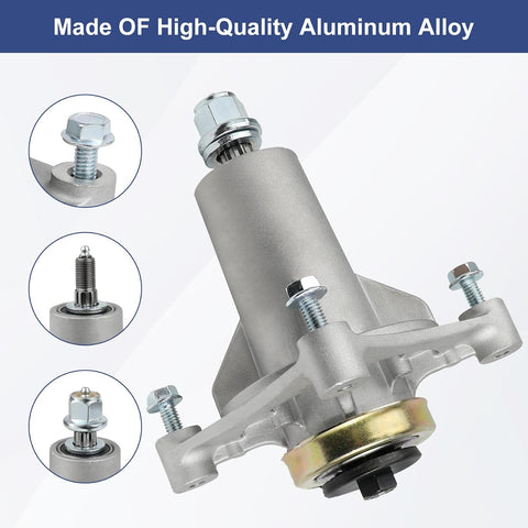 3 Pack 187292 192870 532187281 532187292 567253301 587819701 yth22v46 yth24v48 spindle 187292 Mandrel Assembly 42" 46" 48" 54" mower deck spindle Compatible with Husqvarna Craftsman Ariens Poulan Pro