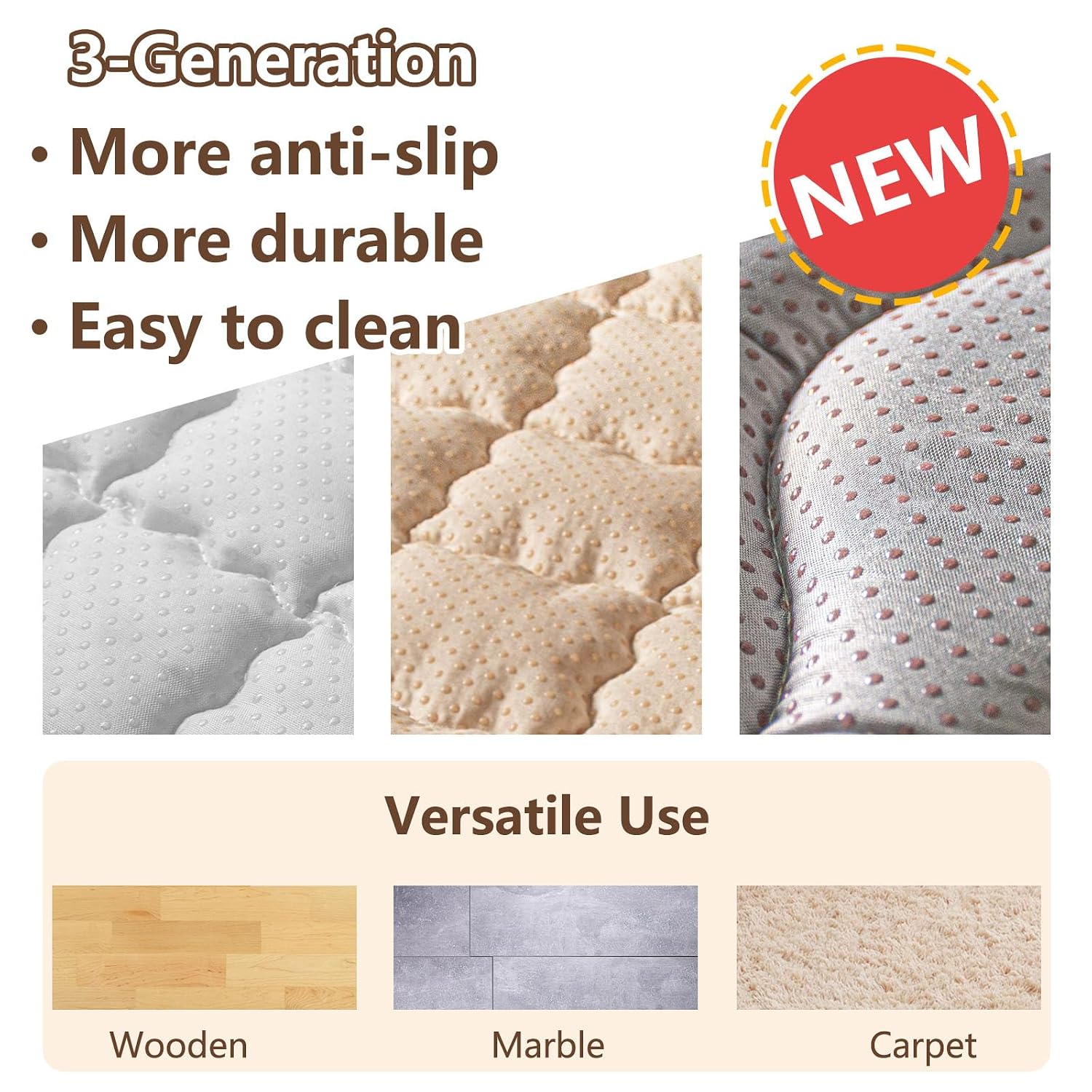 Baby Play Mats for Floor, 71x59 Playpen Mat with Machine Washable