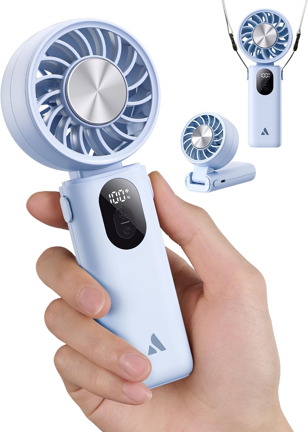 Aecooly Mighty Portable Handheld Fan with Cooling Plate | 20H Max Cooling