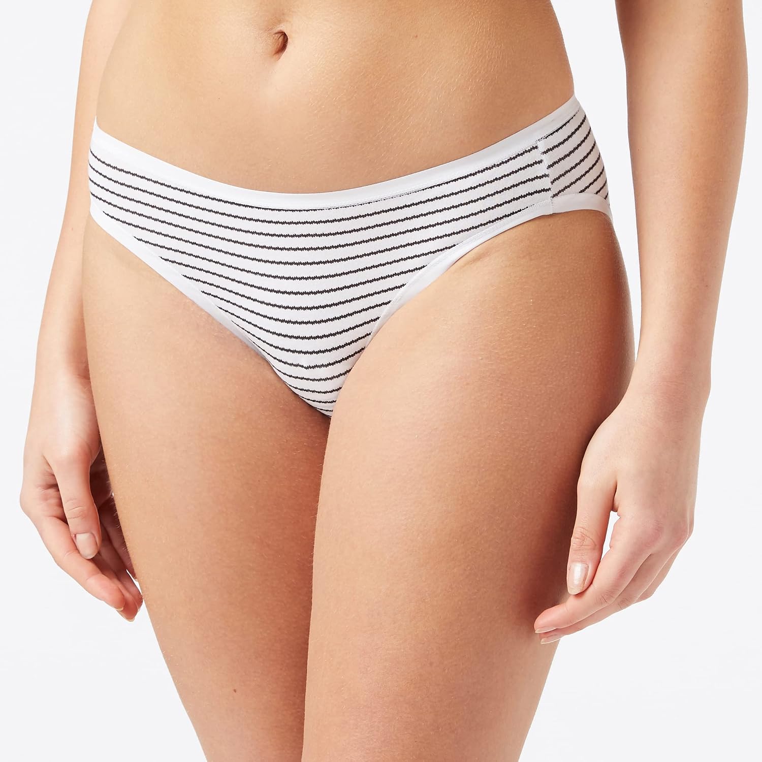 Amazon Essentials Women's Cotton Spandex Bikini Brief Underwear (Available in Plus Size)