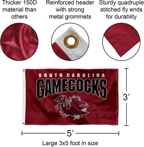 College Flags & Banners Co. USC Gamecocks Wordmark College Flag
