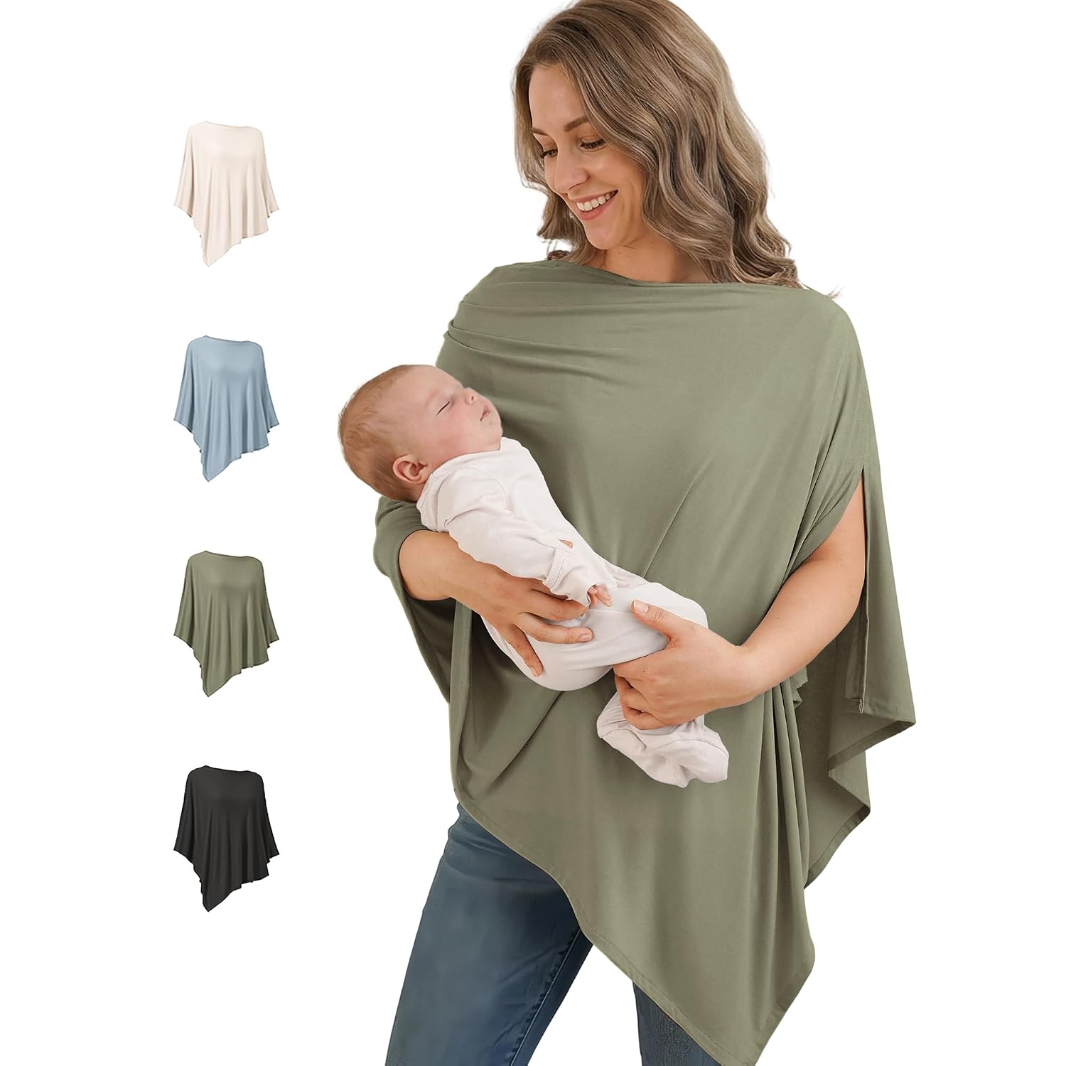 Konssy Rayon Made from Bamboo Nursing Cover for Breastfeeding
