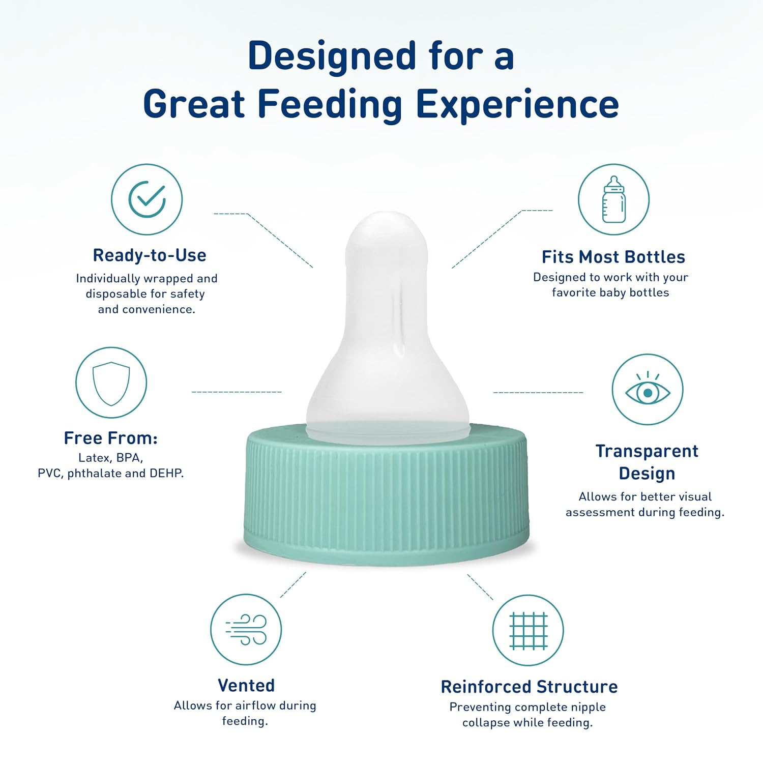Enfamil Slow-Flow Soft Nipple for premature Infants , 12 CT