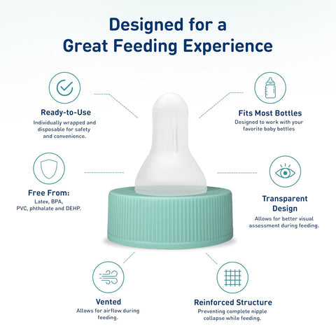 Enfamil Slow-Flow Soft Nipple for premature Infants , 12 CT