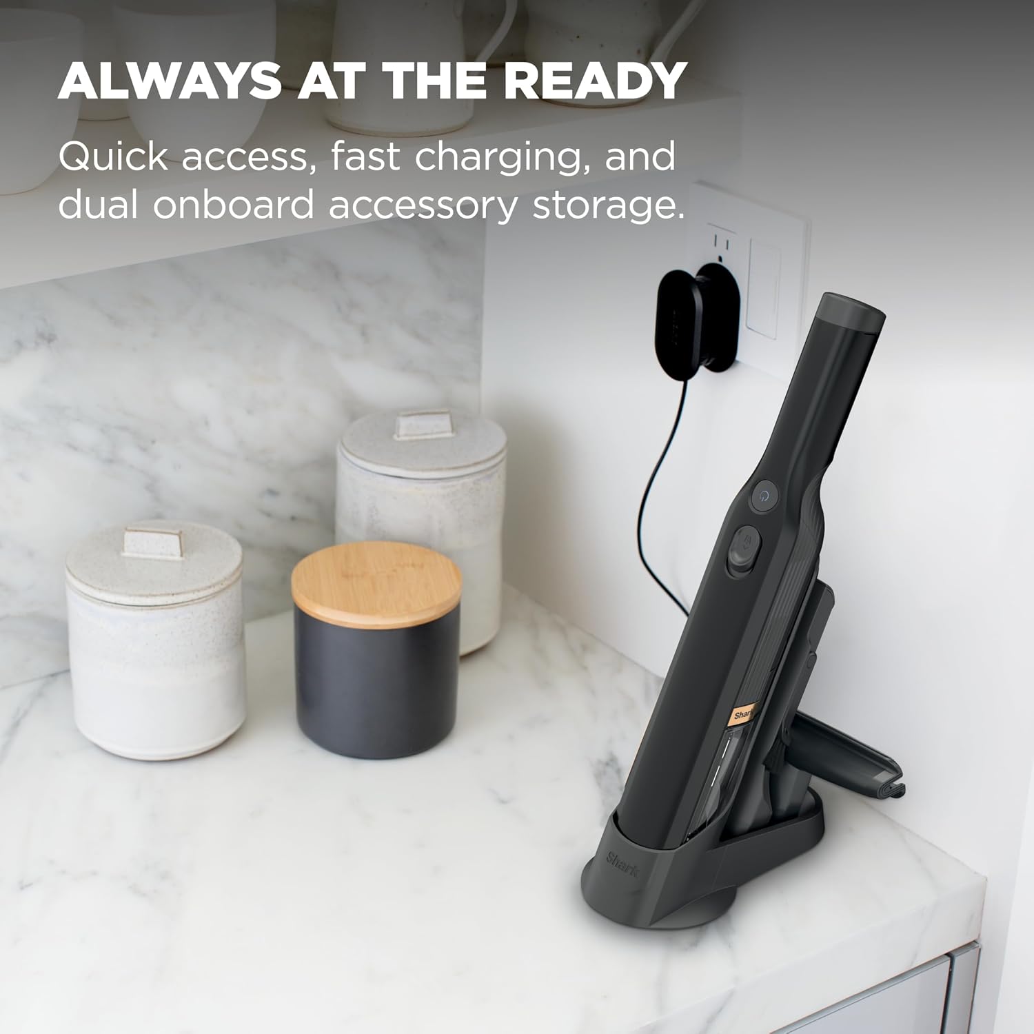 Shark WANDVAC Cordless Hand Vac, Black, WV201BK