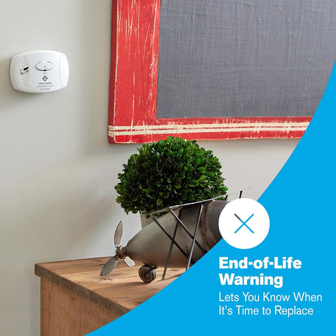 First Alert CO400 Carbon Monoxide (CO) Detector, Battery Operated Alarm, 2-Pack