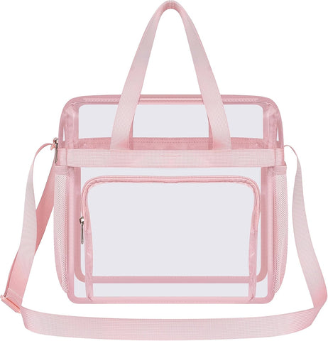 Oraben Clear Tote Bag Clear Bag Stadium Approved 12x6x12 Stadium Bag for Work, Sports Games,Gym