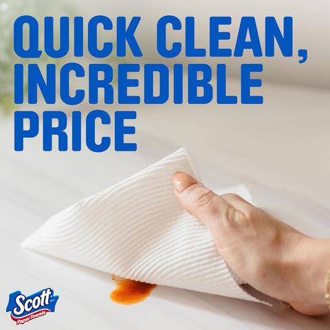 Scott Paper Towels, Choose-A-Sheet, 6 Double Rolls, 108 Sheets Per Roll