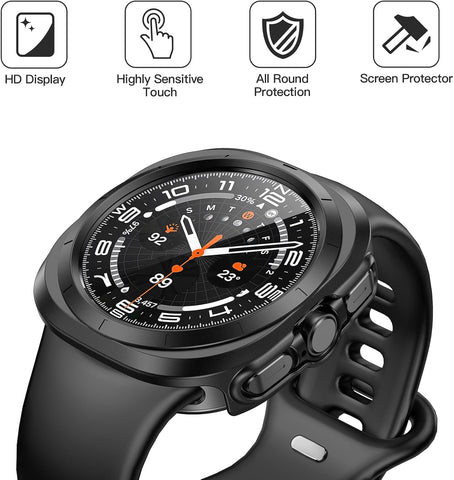 Misxi Case with Screen Protector for 47mm Galaxy Watch Ultra