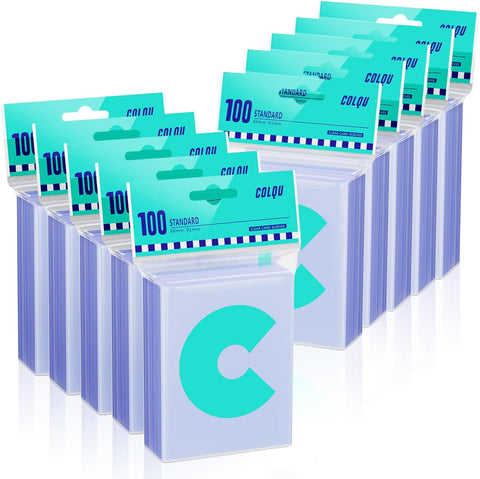 1000ct Card Sleeves for Trading Cards, Clear Soft Baseball Sports Sleeves