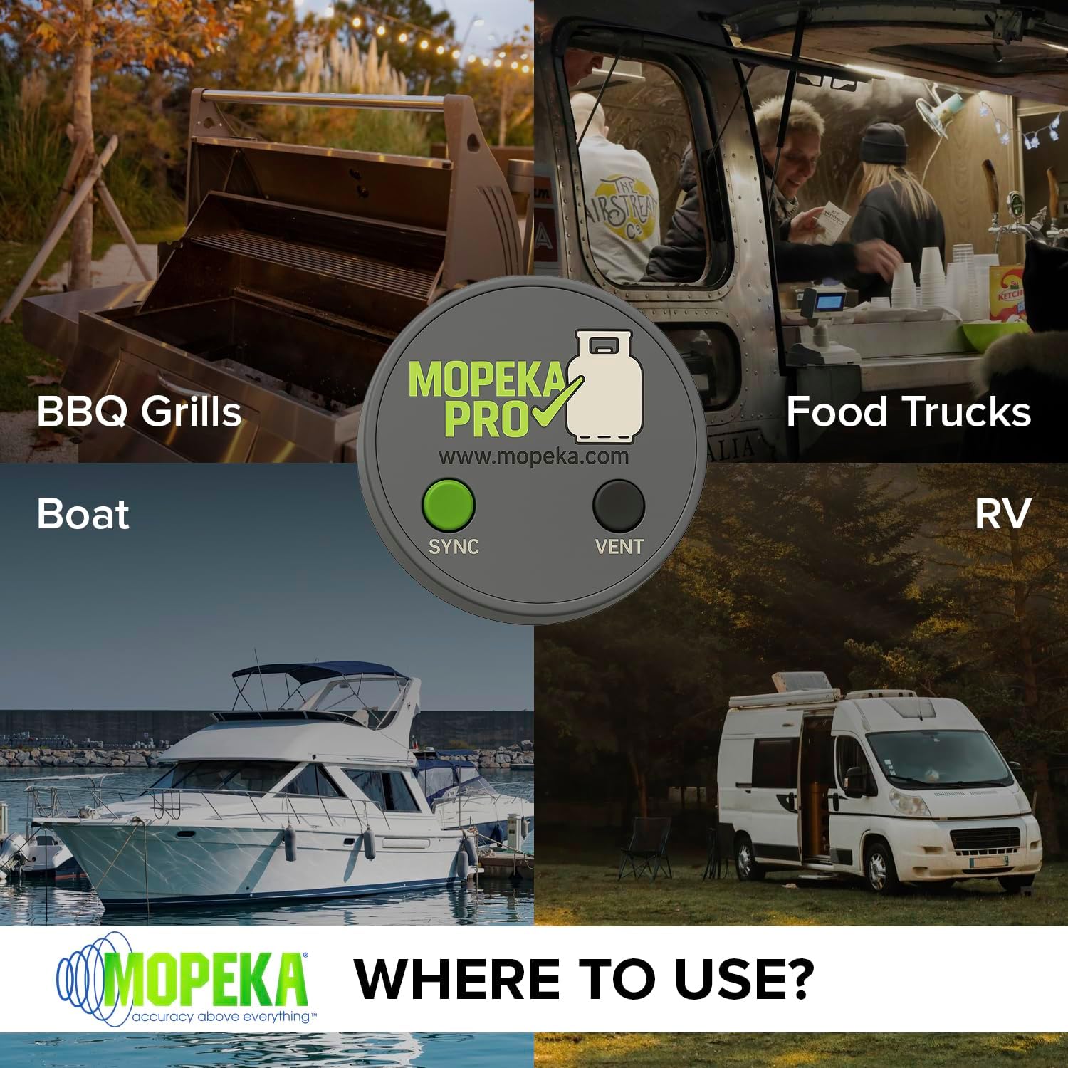 Mopeka Pro Check Bluetooth Propane Tank Sensor, Magnetic, 250 Gallon Max