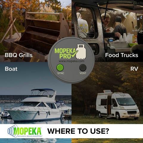 Mopeka Pro Check Bluetooth Propane Tank Sensor, Magnetic, 250 Gallon Max