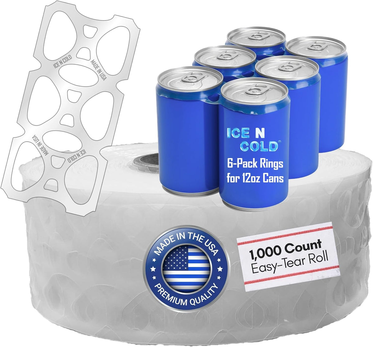 6pk 1000ct Can Rolls - Made in USA