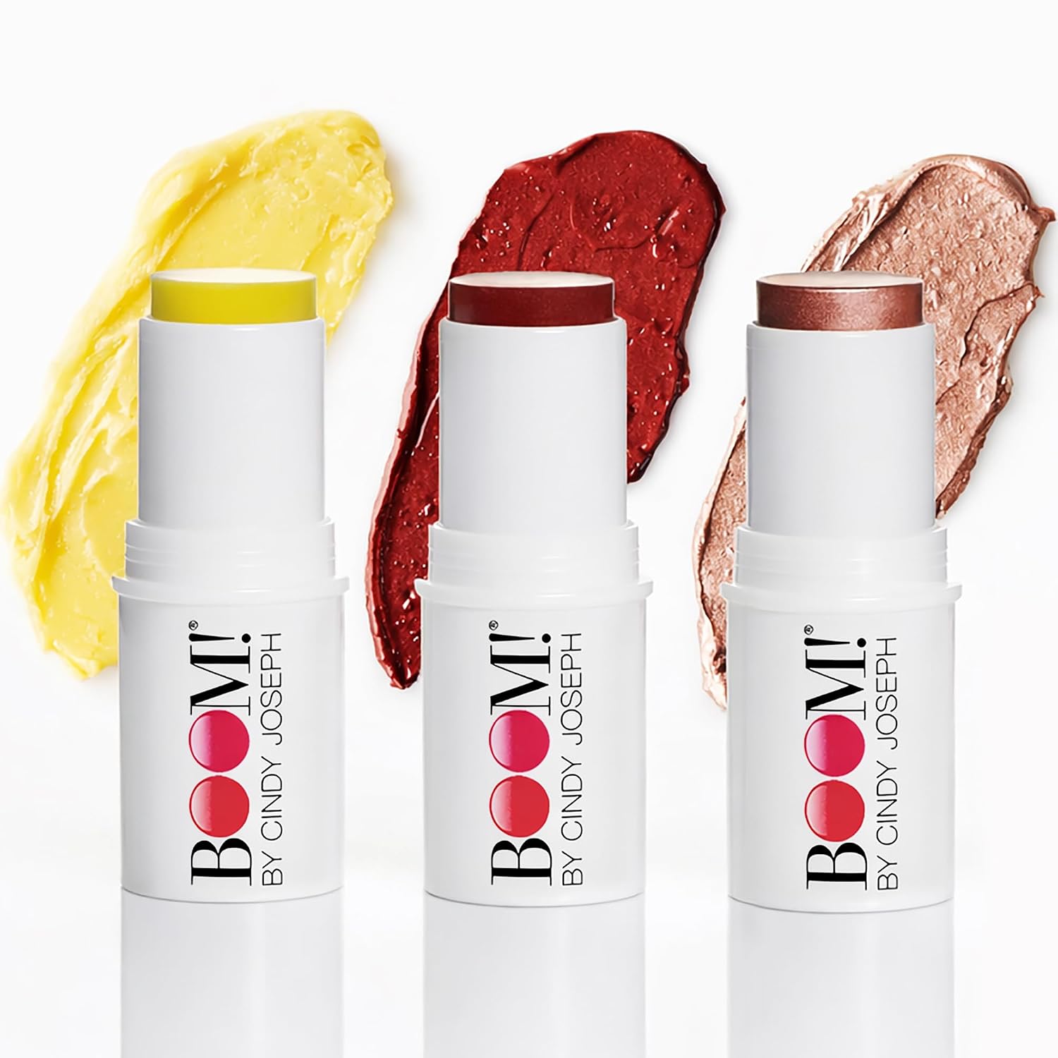 Boomstick Trio® Color 3 Pack Cream Blush Makeup by Cindy Joseph