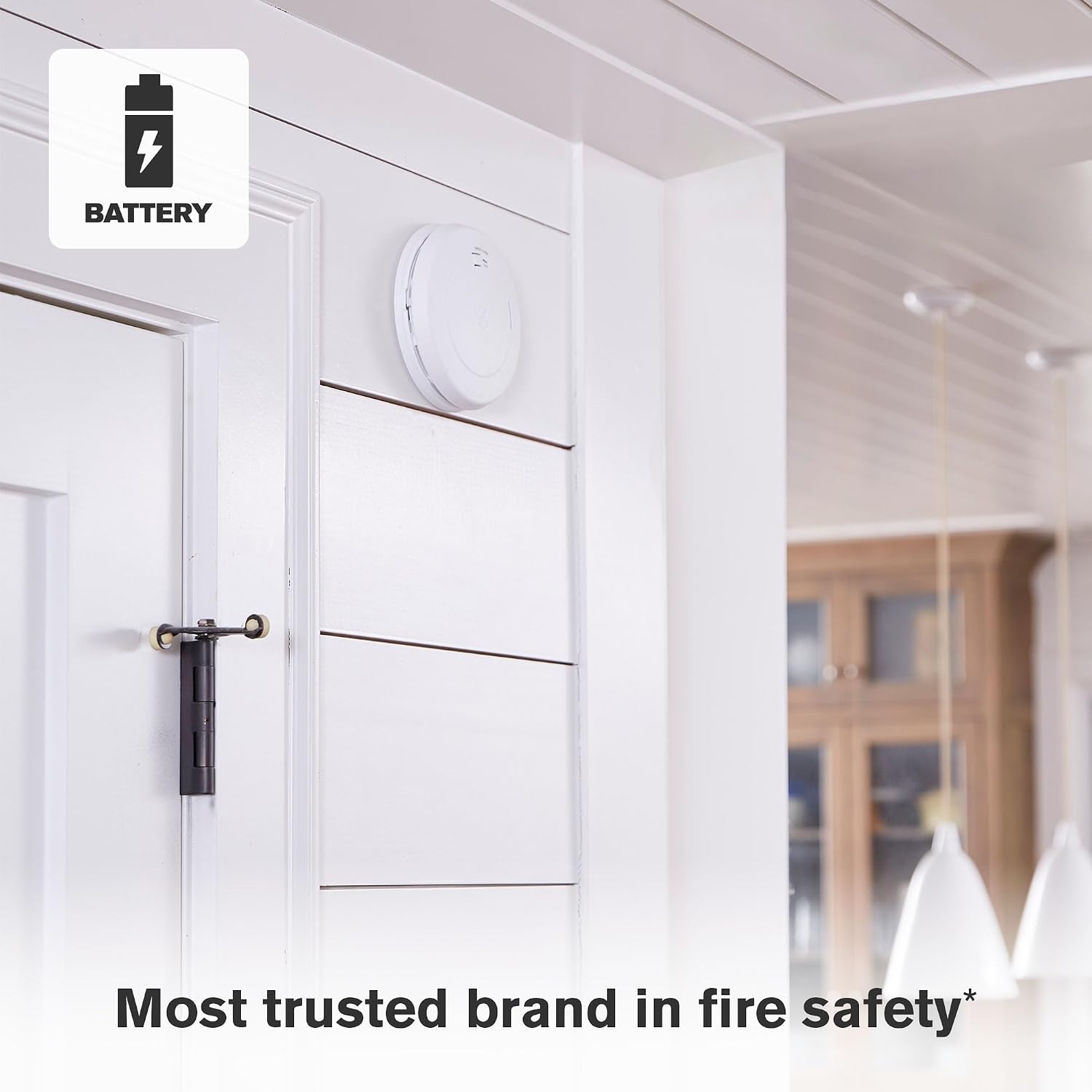 First Alert 10-Year Battery Smoke Alarm Slim Profile