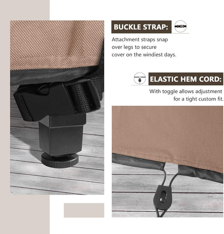 ULTCOVER Waterproof Patio Furniture Cover 88L x 62W in