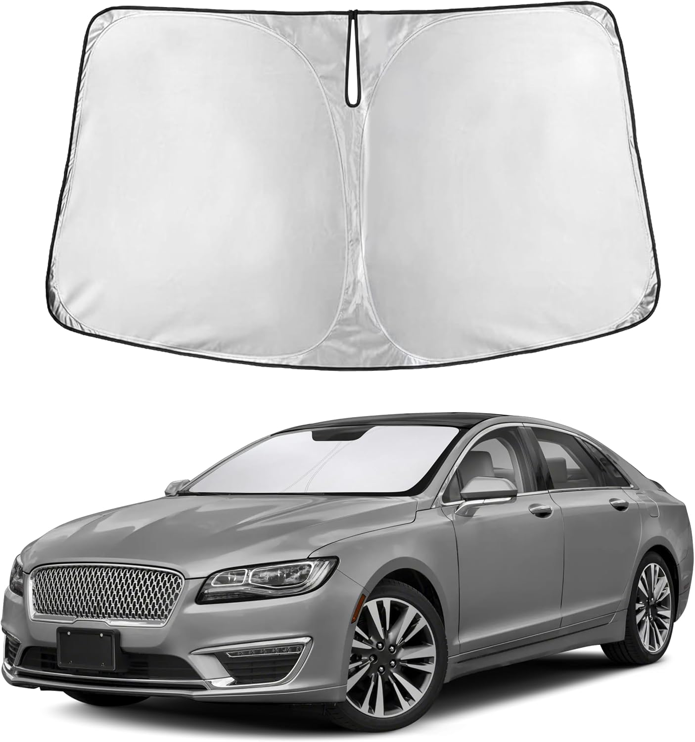 EcoNour Windshield Sunshade Compatible for Lincoln MKZ 2013-2018 2019 2020