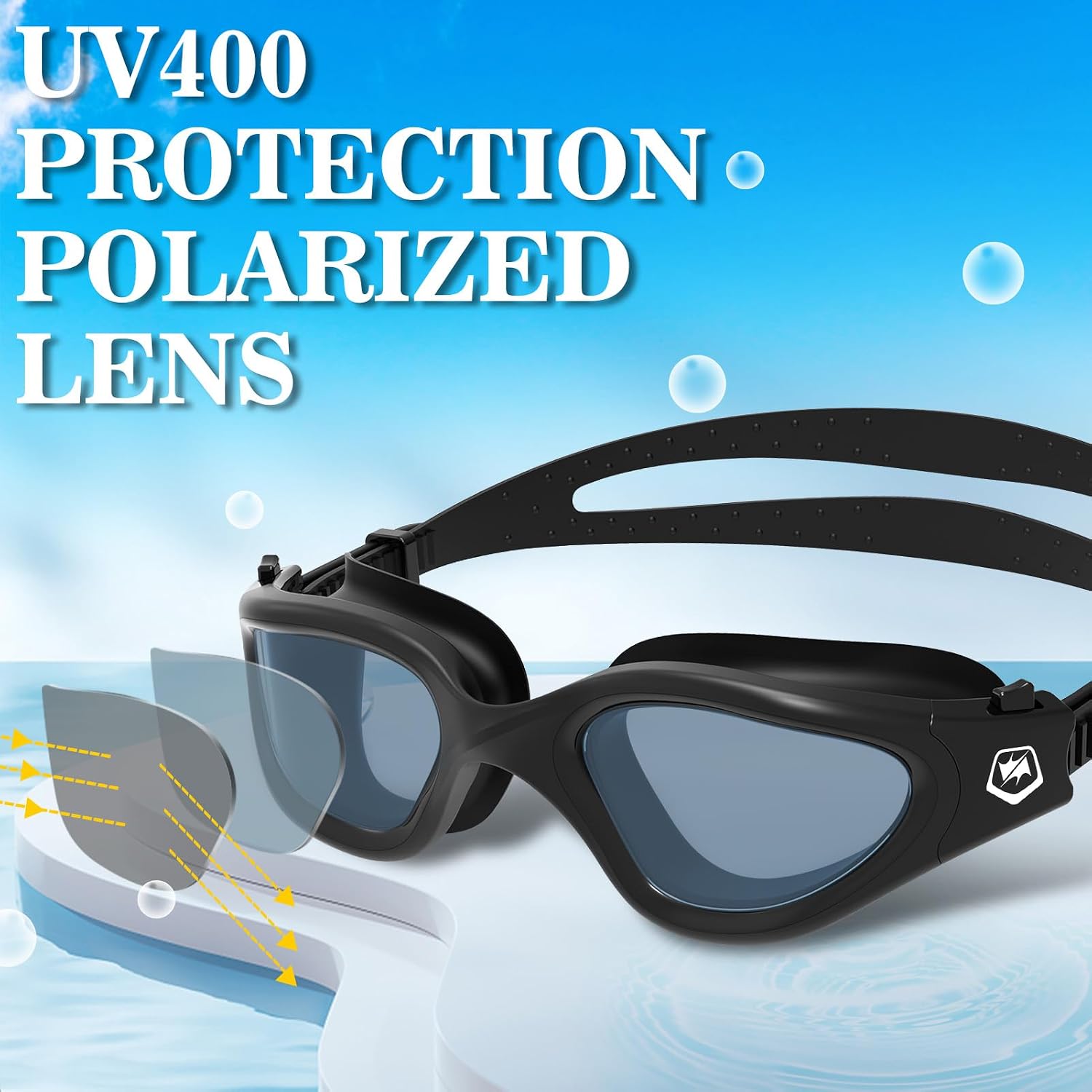 WIN.MAX Swimming Goggles Swim Pool Goggles Anti Fog Anti UV No Leakage Clear Vision for Men Women Adults Teenagers