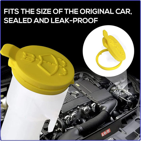 Windshield washer fluid reservoir cap OE/OEM :13227300/12767700 / 12788573/19172571 (1, yellow)