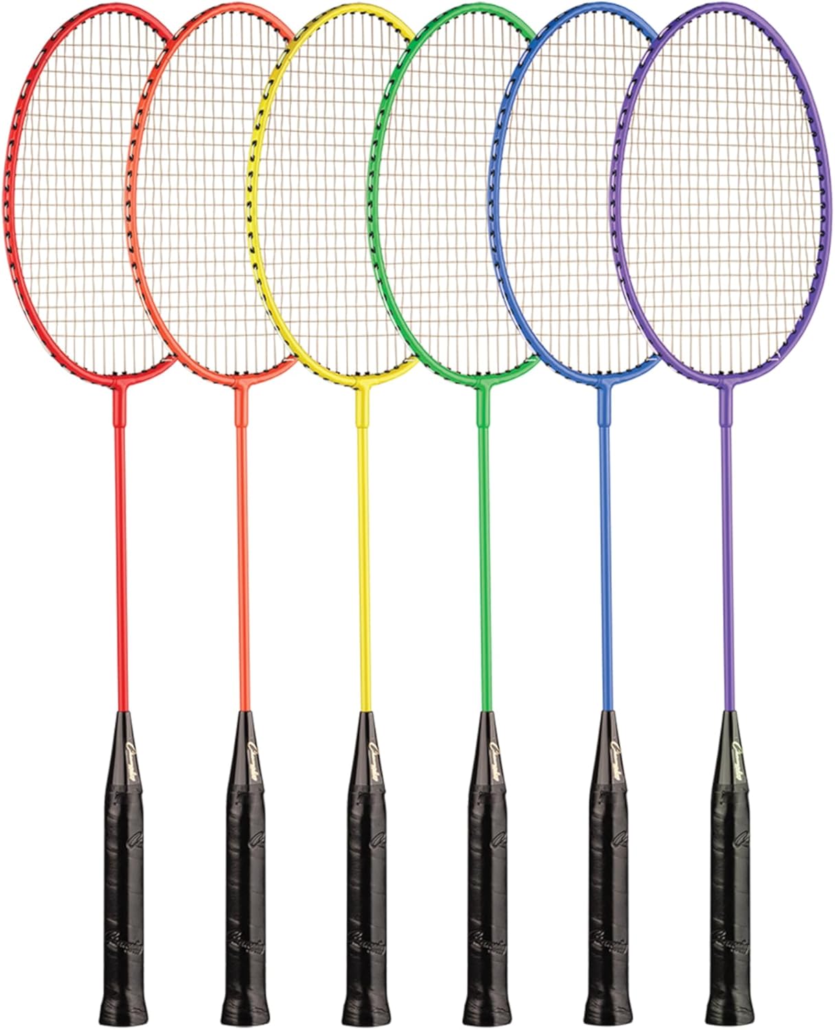 Champion Sports 26" Twin Shaft Badminton Racket with Nylon Coated Steel Strings