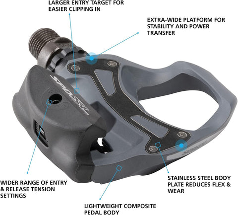SHIMANO PD-R550 All-Level Road Cycling Pedal