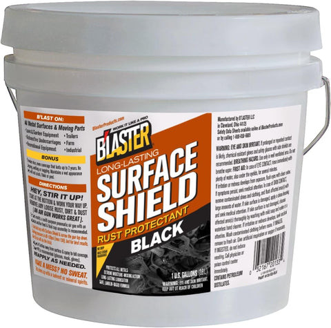 Blaster Surface Shield Black Series, Professional Automotive Undercoating for Rust Protection and Corrosion Prevention, 1 Gallon Pail, Pack of 1