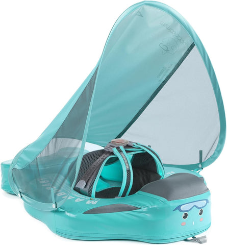 Mambobaby Float with Canopy, UPF 50+ Baby Swim Float