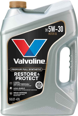 Valvoline Restore & Protect Full Synthetic 5W-30 Motor Oil 5 Quart