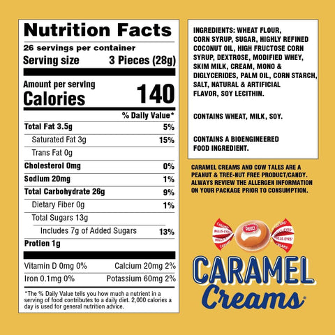 Goetze's Candy Classic Vanilla Caramel Creams, 2 lb Bag