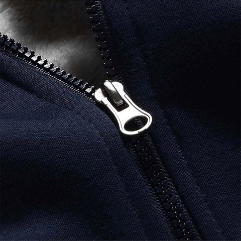 MACHLAB Men's Pullover Winter Workout Fleece Hoodie Jackets Full Zip Wool Warm Thick Coats