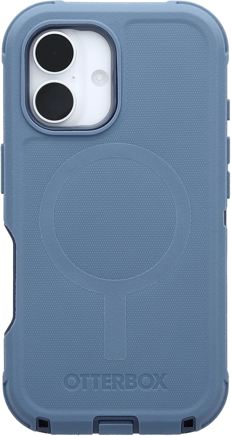 OtterBox iPhone 16 Defender Series Case - Baby Blue Jeans -
