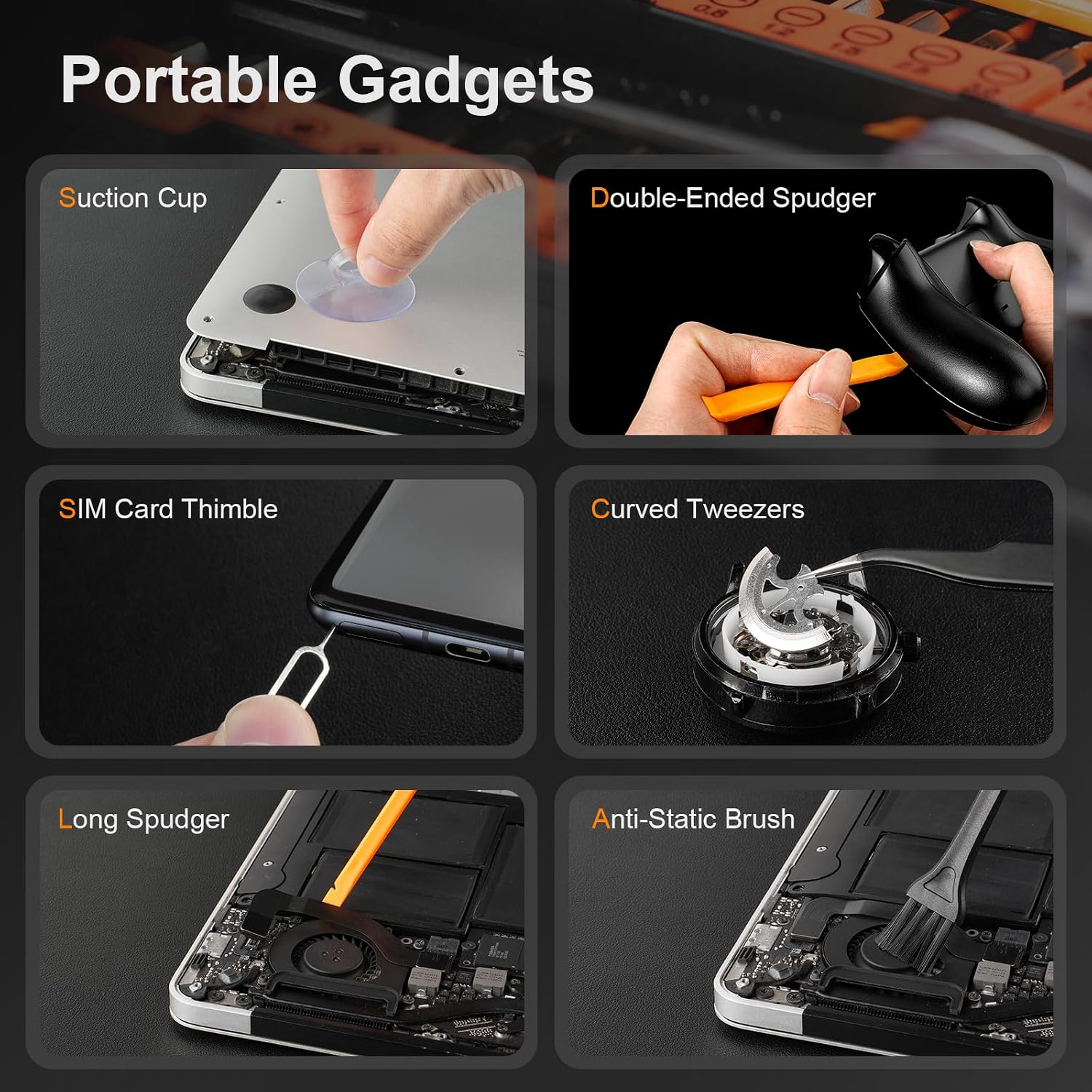 JOREST Small Precision Screwdriver Set with Torx Triwing Phillips, Mini Repair Tool Kit for Macbook, Computer, Laptop, PC, iPhone, PS5, Xbox, Switch, Glasses, Watch, Ring Doorbell, Electronics
