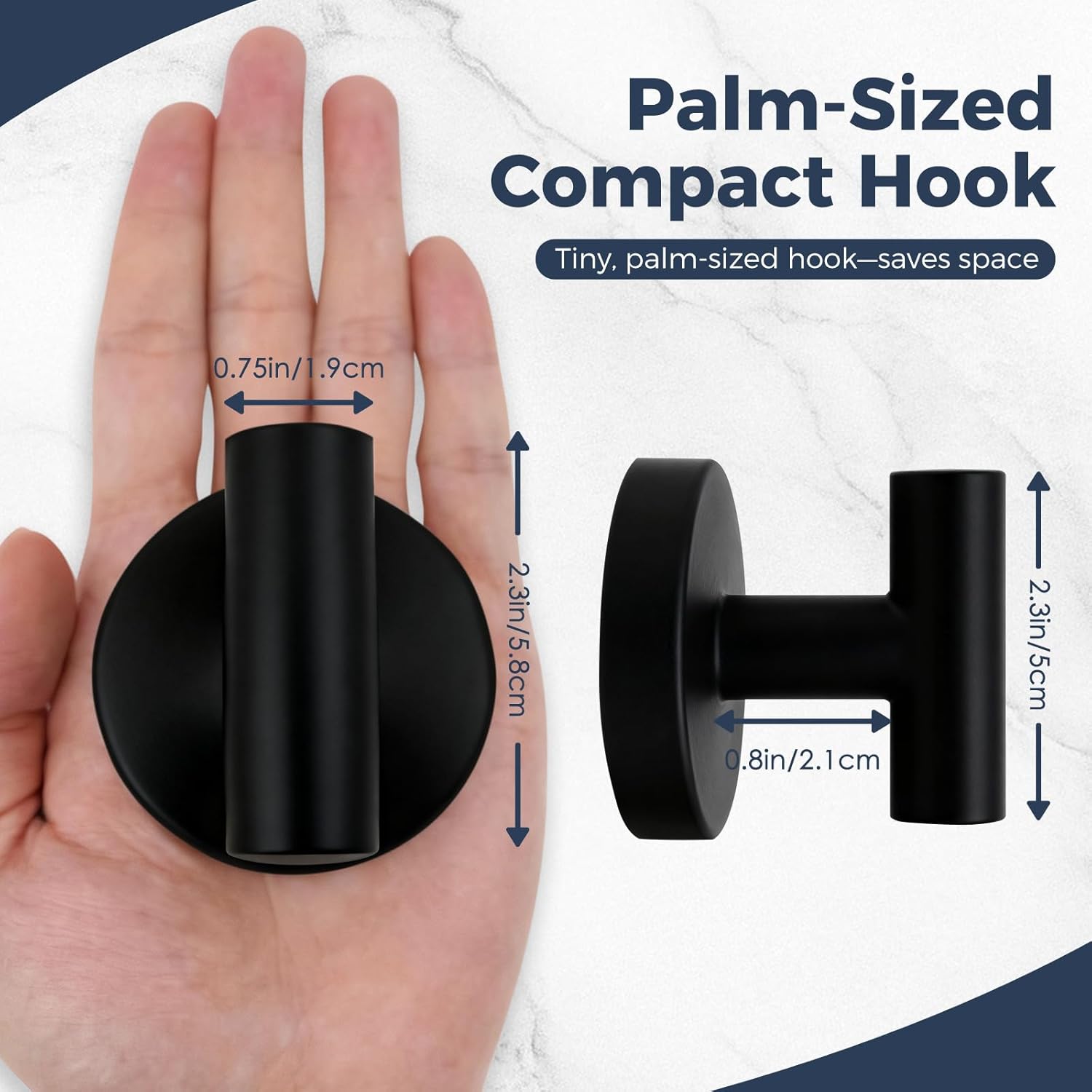 Heavy Duty Suction Cup Hooks for Glass Window,Tile,Mirror,Removable Shower Hooks for Inside Shower,Metal Towel Hooks for Bathroom,4 Pack(Black)